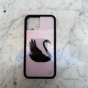 Wildflower Swan Design Phone Case
